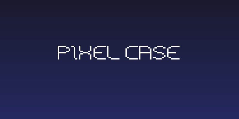 Pixel Case Social Header