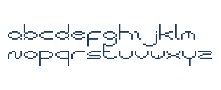 Pixel Case Lowercase