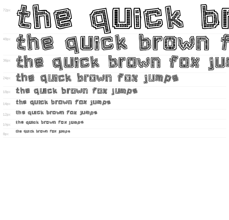 Pixel Chaos Waterfall