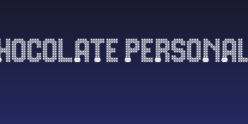 Pixel Chocolate Personal Use On Social Header