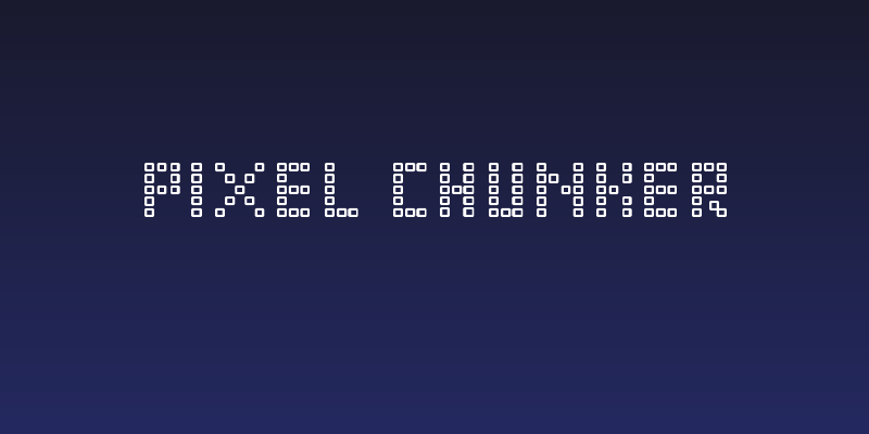 Pixel-Chunker Social Header