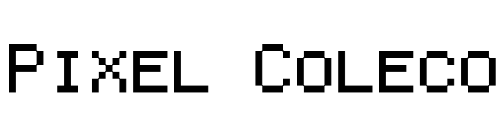Pixel Coleco  les polices de caractères gratuit tlcharger