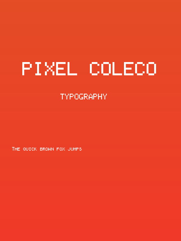 Pixel Coleco Poster