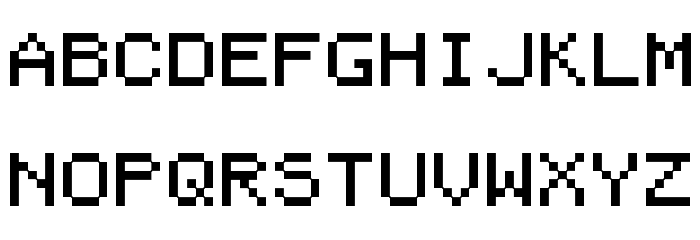 Pixel Coleco Font LOWERCASE