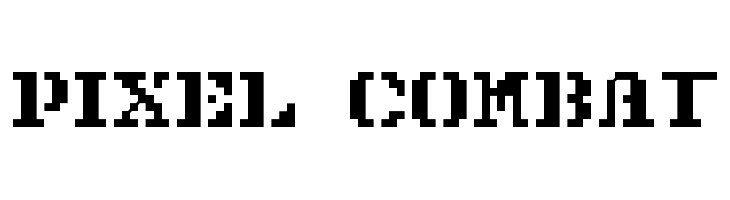 Pixel Combat Font