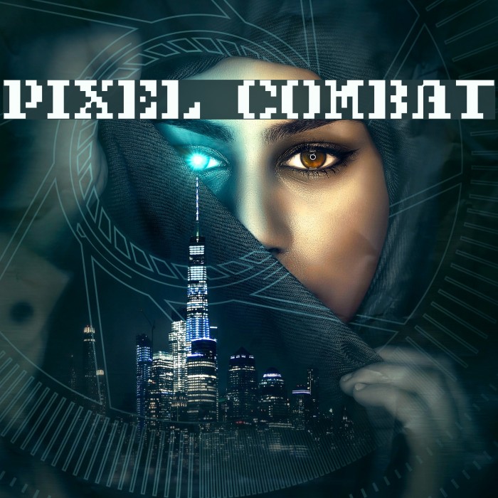 Pixel Combat Font examples