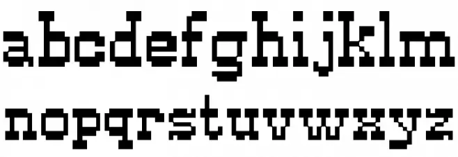 Pixel Cowboy خط أحرف صغيرة