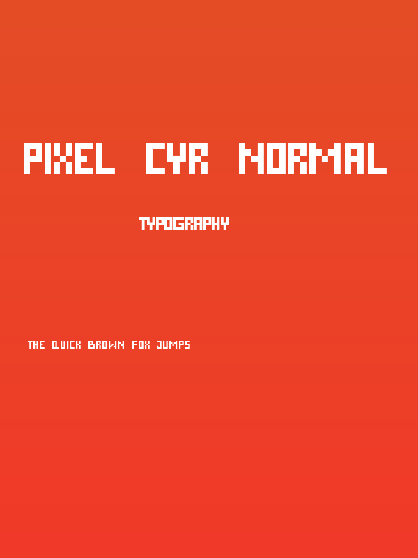 Pixel Cyr Normal Poster
