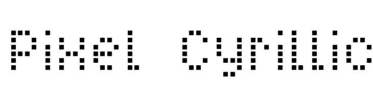 Pixel Cyrillic  Free Fonts Download