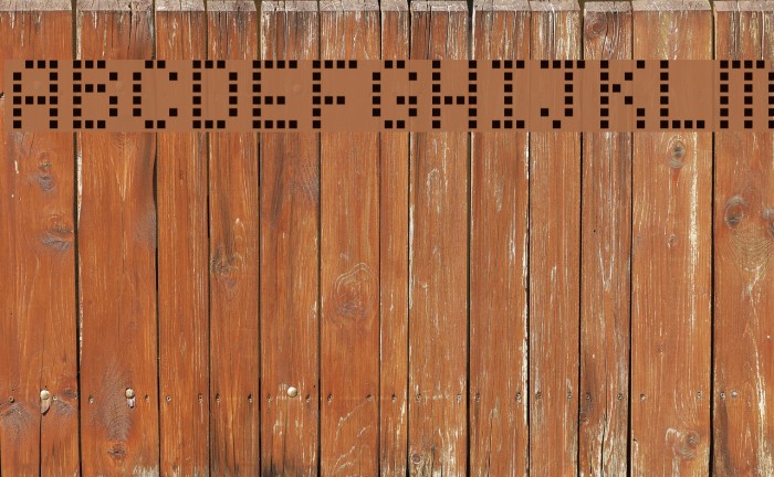 Pixel Cyrillic Font examples