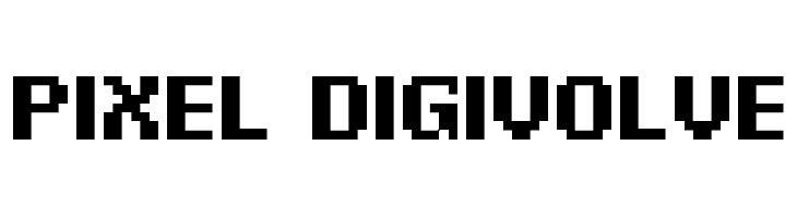 Pixel Digivolve  font caratteri gratis