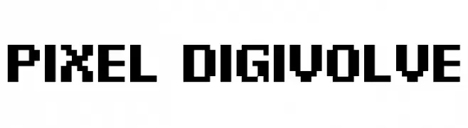 Pixel Digivolve  नि: शुल्क फ़ॉन्ट्स डाउनलोड
