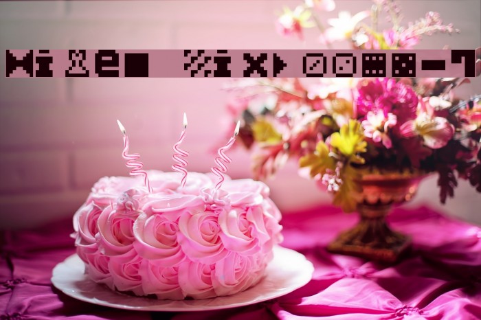 Pixel Dingbats-7 Font examples