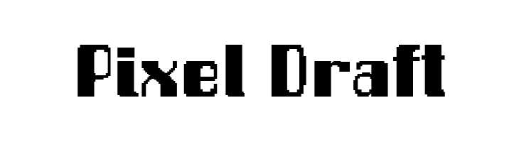 Pixel Draft  les polices de caractères gratuit tlcharger