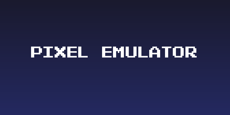 Pixel Emulator Social Header