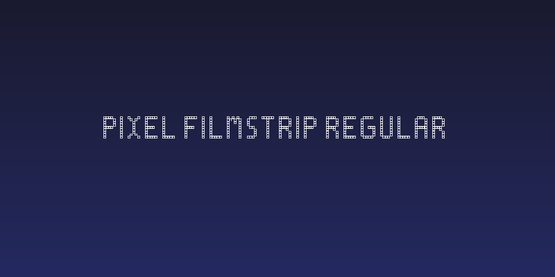 Pixel Filmstrip Regular Social Header