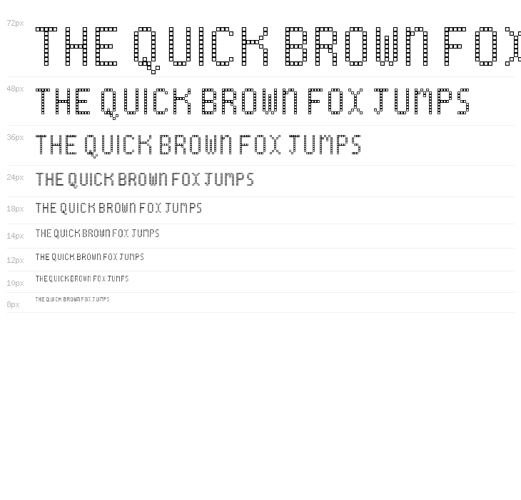 Pixel Filmstrip Regular Waterfall