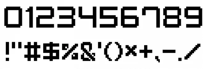 Pixel Font-7 Font OTHER CHARS