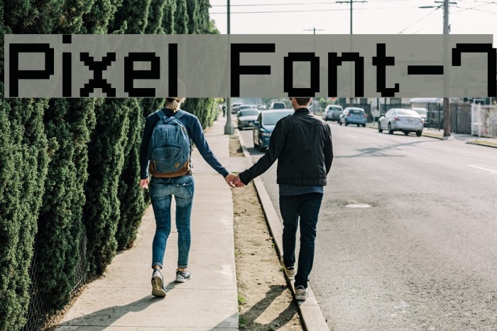 Pixel Font-7 Font examples