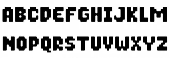 Pixel Gamer Personal use Шрифта ВЕРХНИЙ