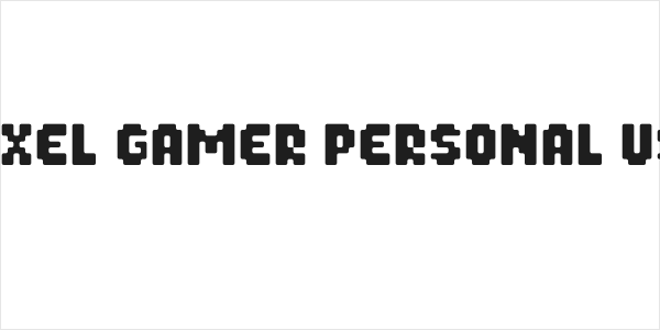 Pixel Gamer Personal use Logo