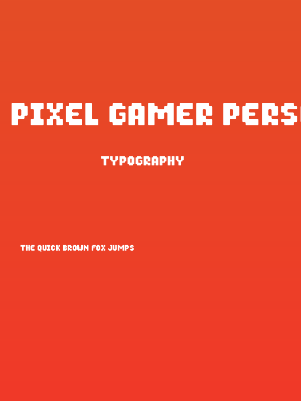Pixel Gamer Personal use Poster