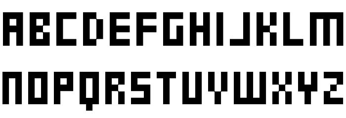 Pixel Gosub Font LOWERCASE