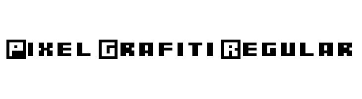 Pixel Grafiti Regular  Frei Schriftart Herunterladen