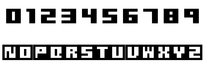 Pixel Grafiti Regular Font OTHER CHARS