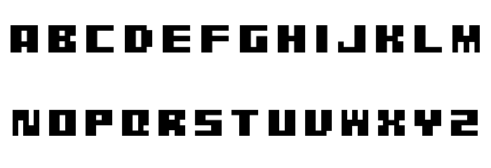 Pixel Grafiti Regular Font LOWERCASE