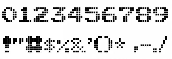 Pixel Highscore Regular 字体 其它煤焦