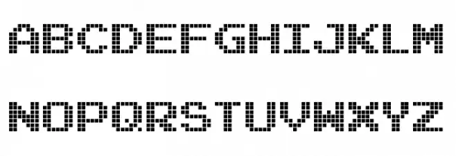 Pixel Highscore Regular Schriftart Groß