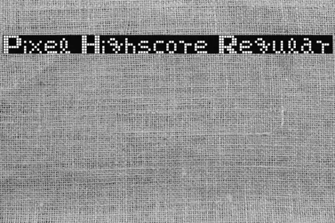 Pixel Highscore Regular 字体 examples