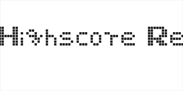 Pixel Highscore Regular Logo