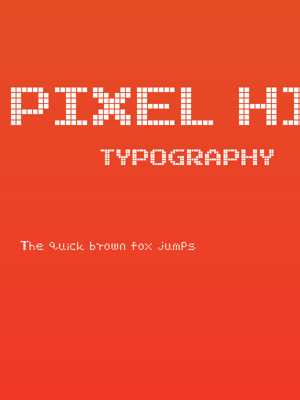 Pixel Highscore Regular Poster