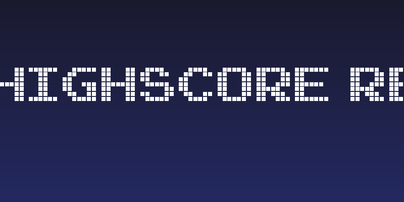 Pixel Highscore Regular Social Header