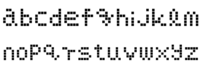 Pixel Highscore Regular 字体 小写