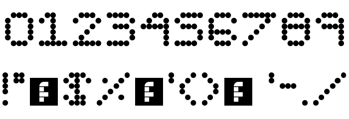 Pixel II Regular Font OTHER CHARS