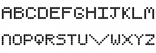 Pixel II Regular Schriftart Groß