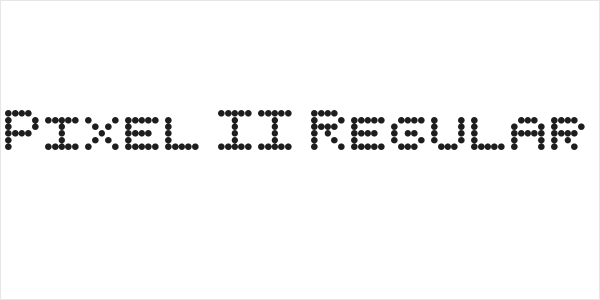 Pixel II Regular Logo