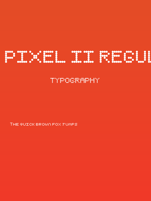 Pixel II Regular Poster