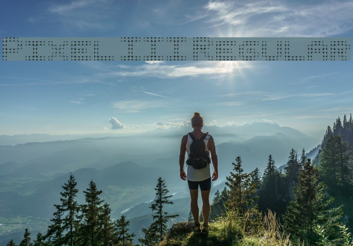 Pixel III Regular Font examples