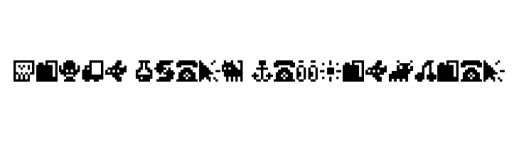 Pixel Icons Compilation  Frei Schriftart Herunterladen
