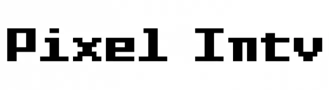 Pixel Intv  Frei Schriftart Herunterladen