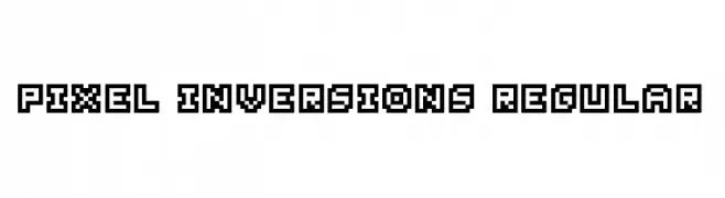 Pixel Inversions Regular  Fuentes Gratis Descargar