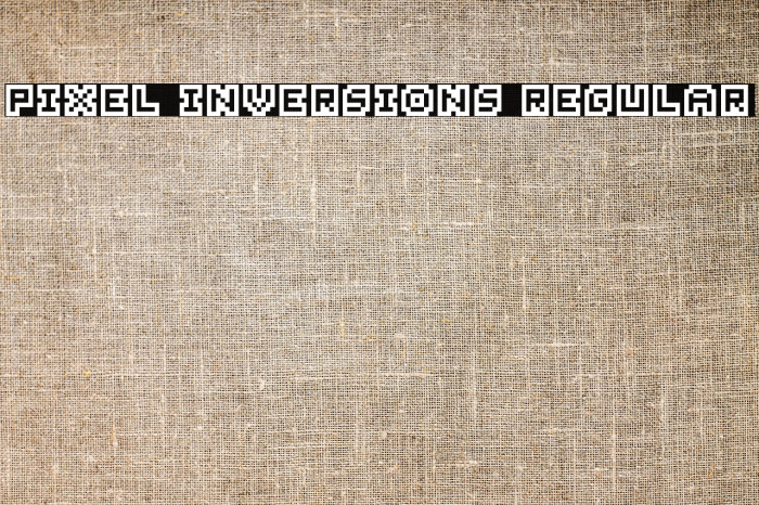 Pixel Inversions Regular Example 1