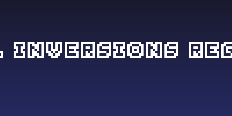 Pixel Inversions Regular Social Header