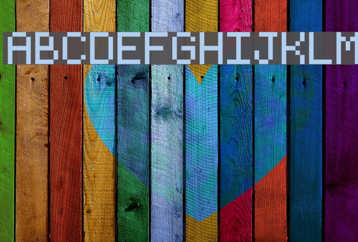 Pixel Josh 6 Font examples