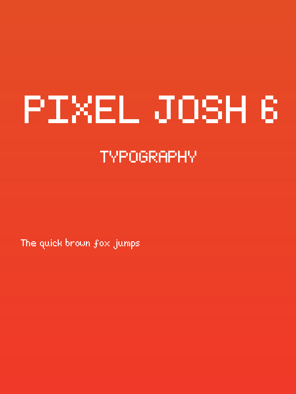 Pixel Josh 6 Poster