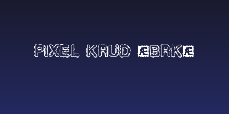Pixel Krud [BRK] Social Header